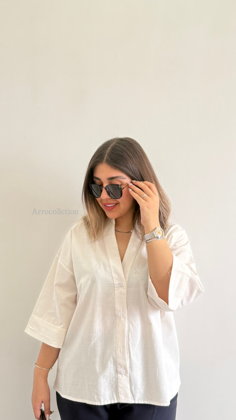 شومیز یقه هفت نارا